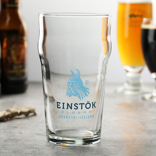 Multiple styles of lead-free glass beer mugs with logo, craft beer mugs, American IPA pint mugs, starry sky rocket mugs, explosion mugs, various beer mugs, Big Iceland Unparalleled Beer mugs 592ML 2 pcs