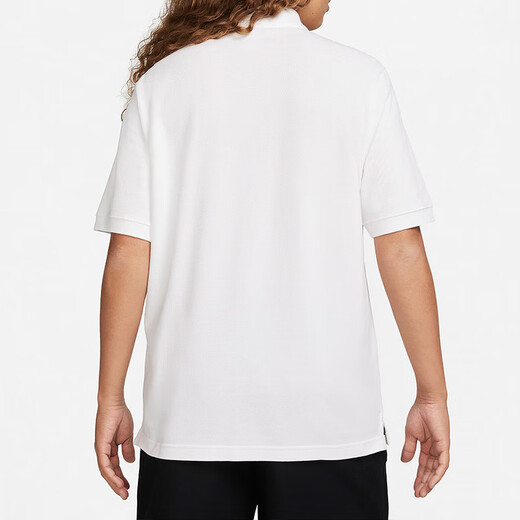 
NIKE Nike men's short-sleeved polo shirt, new simple and comfortable sports T-shirt, FN3894_100 white (European code, it is recommended to take a small size) S