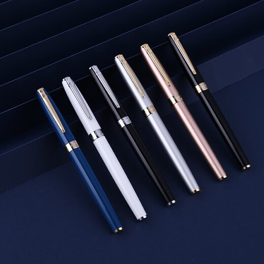 Пикассо (Pimio) Orb Pen Pen Signature Pen Business Office Season Season Day's Day's Gift Day Gift Pen Male и Lady Gift Supply с металлической подписью ручка 0,5 мм717 Haze Blue