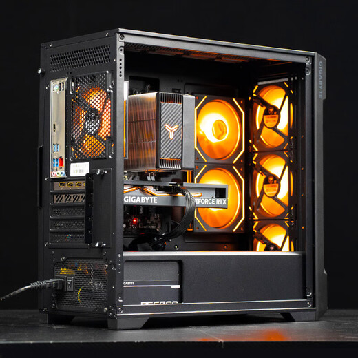 Gigabyte Core I5 ​​12400F/RTX5060TI/3060/RX6500xt Desktop Home Office Network Game E-Sport Live Broadcast LOL Black Mythos Wukong Computer Host Complete Maschine i5 12400f 丨 Optional unabhängige Grafikkarte