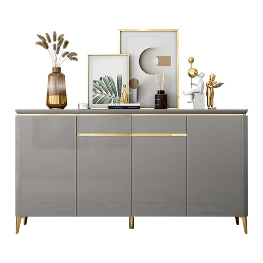 Star Discovery Shoe Cabinet Light Luxury Household Door Entrance Entrance Storage Cabinet Large Capacity Hall Cabinet Friendly D826 White (Size 158*34*100)