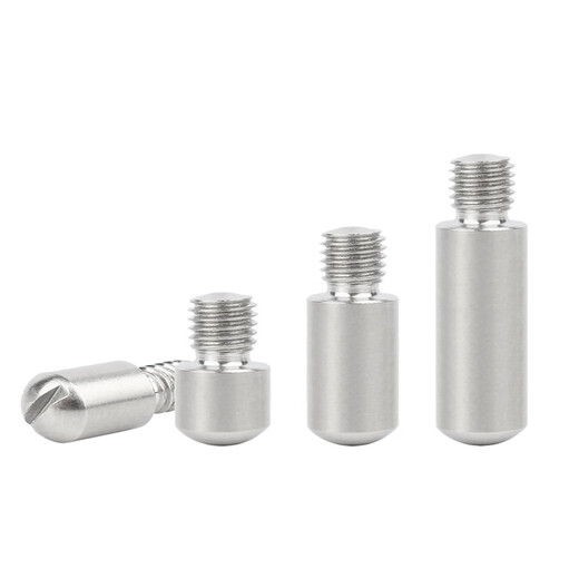 Guwanji geschlitzte Kopf ohne Schaftschraube GB 831 Slotted externe Gewindezylindrische Stift 304 Edelstahl Kopffreier Schrittschraube Schaftschraube 8x12 (M6x8) [20 Stücke]