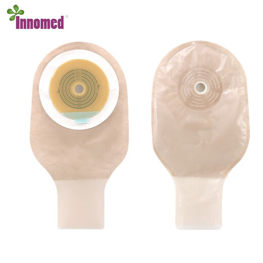Innomed隆泰造口袋5009/5009C一件式肛门大便造瘘袋造口袋一件式造口袋 【1盒/10个】一件式肉色5009(不带活性炭)