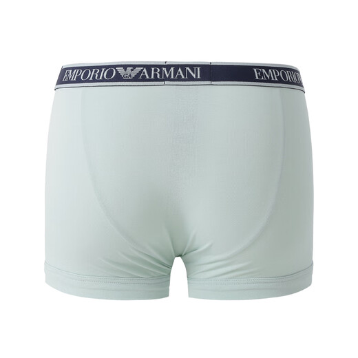 Armani (Armani) EA Nouveau produit Logo masculin Jacquard Elastic Fit Elastic Boxer sous-vêtements trois ensembles de cadeaux Men Men 111357 4R717 13082 Green / Purple / Blue L