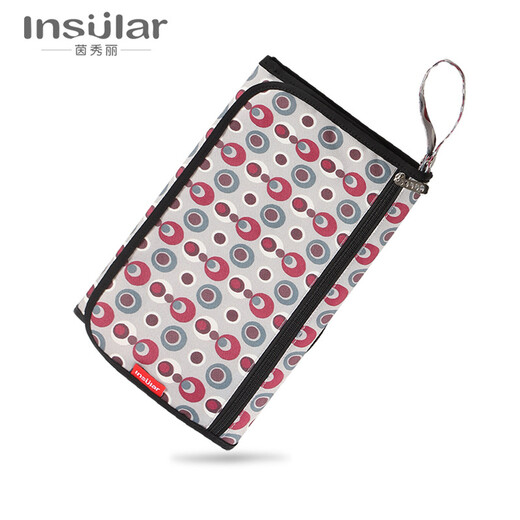 Inselbaby Windeln Pads für Babys Multifunktional tragbare Windelpolster für Windeln Aufbewahrungstaschen für Mutter- und Babyversorgungen Rauchwellen-Asche-Portierbabywindeln Pads