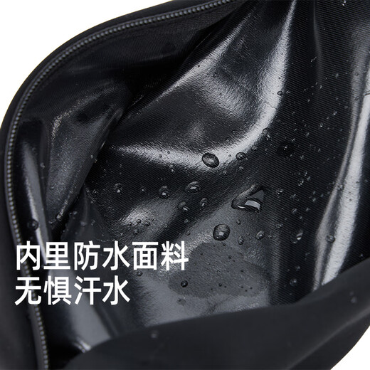 Camel (Camel) Sac de taille sportive, hommes et femmes qui exécutent un sac de taille de téléphone mobile, Sports Fitness Mini Belt 8W3AMT002 Black