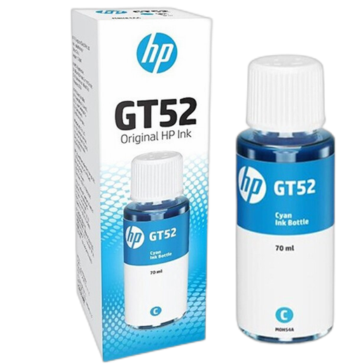 惠普（HP）GT52/53XL墨水676 678 726 728 755 758 798 672 675 589 M0H54AA GT-52青色墨水(70ML)