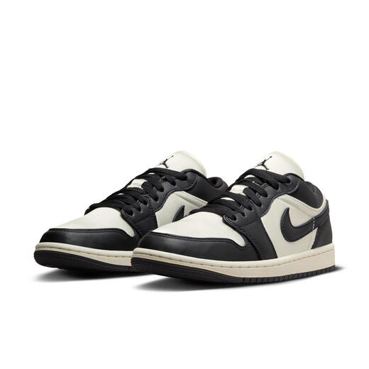 耐克（NIKE）Jordan官方乔丹AJ1板鞋女子运动鞋低帮缓震轻便FB9893 101帆白/黑/帆白 35.5