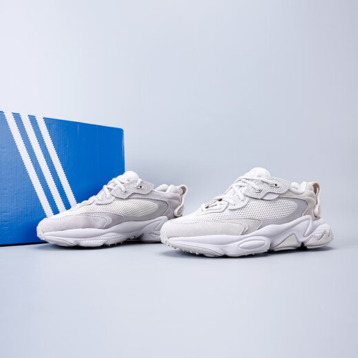 Adidas Clover new OZWEEGO META classic sports and casual retro dad shoes for men and women GW9738 dark beige/beautiful/GW9740 36.5 (225mm)