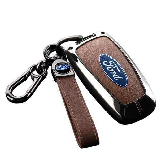 Su Yang convient pour 2023 Ford Explorer Cover Shell Taurus, pack de boîtes à ailes, produits automobiles, modèles masculins et femmes (coquille de pistolet en cuir noir)