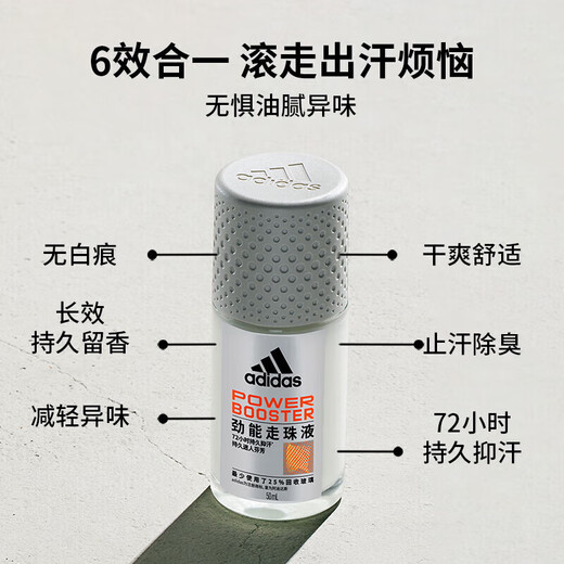 Adidas roll-on deodorant underarm fresh deodorant roll-on body perfume light fragrance roll-on liquid for men 50ml