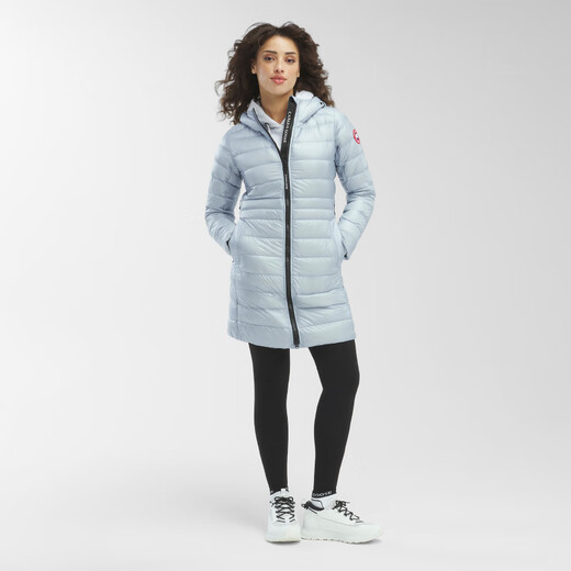 加拿大鹅（Canada Goose）Cypress 女士羽绒连帽夹克休闲外套大鹅羽绒服 经典升级 2235L 854 黎明蓝 XS