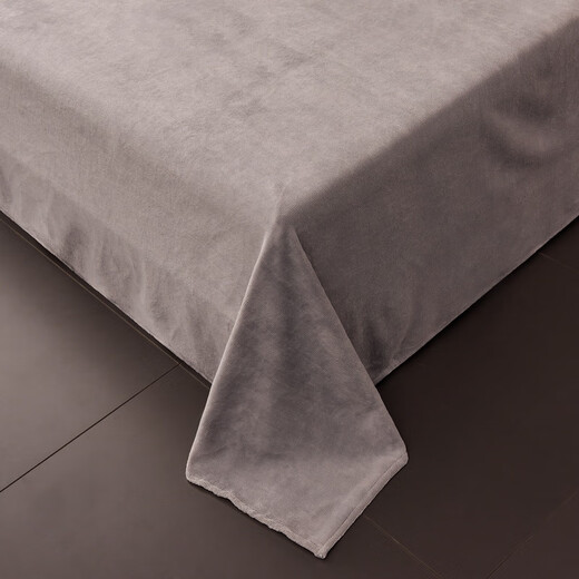 Yalu Class A baby milk velvet four-piece set high-end bedding flannel sheets winter coral velvet duvet cover bed sheet M Vick - Ivory White Class A baby velvet 1.8m bed sheet style four-piece set - quilt cover 200*230cm