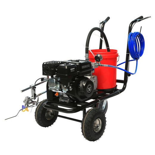 
Yukai cold spray marking car marking machine road line drawing machine road highway parking lot line drawing machine hand push marking machine 695 shock absorption model (Zongshen engine)