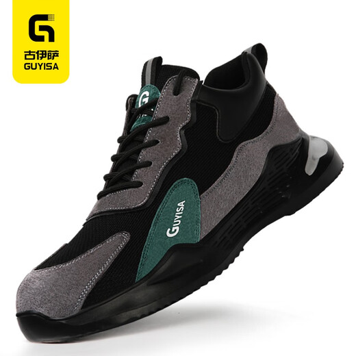 
Guyisa (GUYISA) labor protection shoes for men in summer breathable steel head ultralight anti-slip anti-smash and anti-puncture insulation electric work site safety old-fashioned shoes 9 [wear-resistant and anti-fabricated] ultralight rubber and plastic soles 42