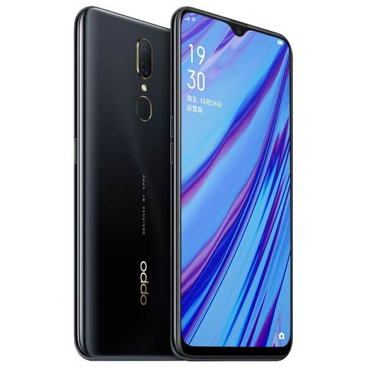 OPPO A9x 二手手机  安卓拍照游戏全面屏备用智能 曜石黑 6GB+128GB 9成新