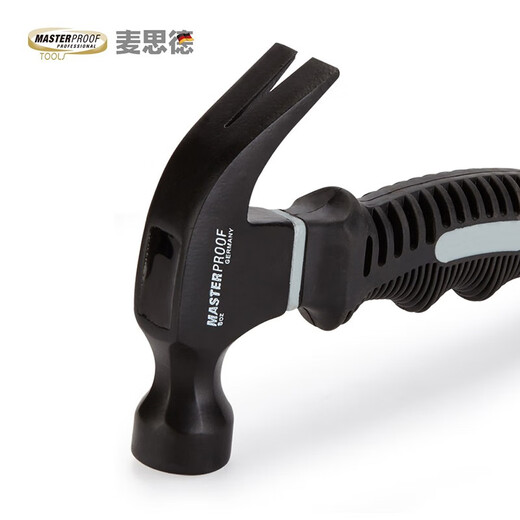 MASTERPROOF claw hammer woodworking nail hammer special steel hammer high carbon steel nail hammer one-piece claw hammer German industrial grade 8OZ mini portable version