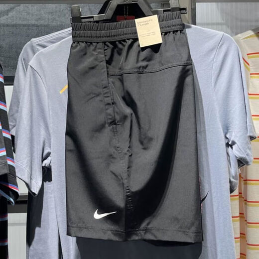 耐克（Nike）短裤男裤夏季新款运动裤休闲宽松舒适快干透气训练篮球五分裤子 DV9858-010黑色/梭织快干 XL