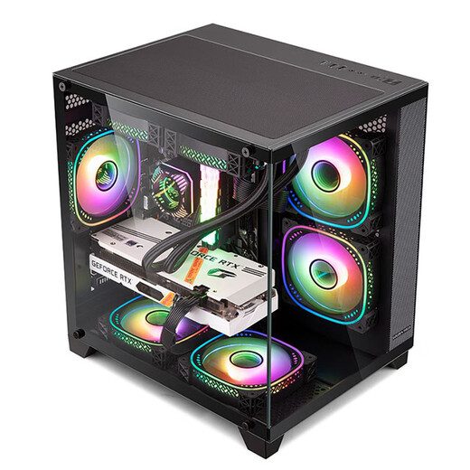 Colorful sea view room AMD Ryzen R5 9600X RTX5060TI/5070TI graphics card E-sports game design office computer host desktop assembly machine with two R5 9600X丨16G丨1TB丨5060 graphics card original box