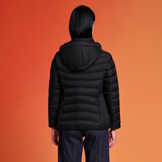 Tambor Lightweight Down Jacket Women's Short Loose Removable Hat Autumn Warm Women's Jacket TD236256 Black 170