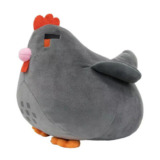 星露谷物语周边抱枕StardewValley动漫毛绒玩具公仔 20CM(棕色) 20CM(米白色)小鸡 小鸡