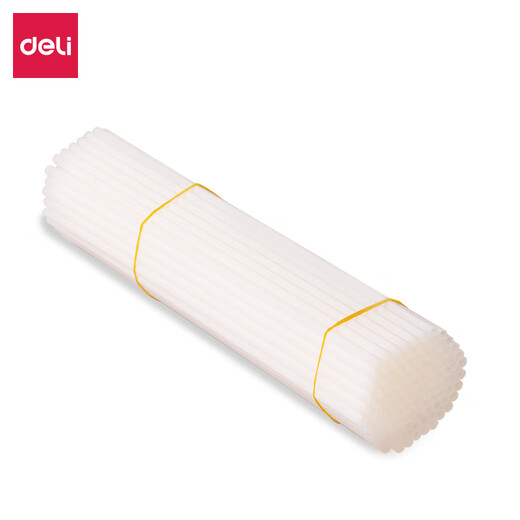 
Deli binding machine riveting pipe 3847/3853/3888/881 certificate binding pipe plastic pipe hot melt hose willow pipe 3850 riveting pipe 100 pack