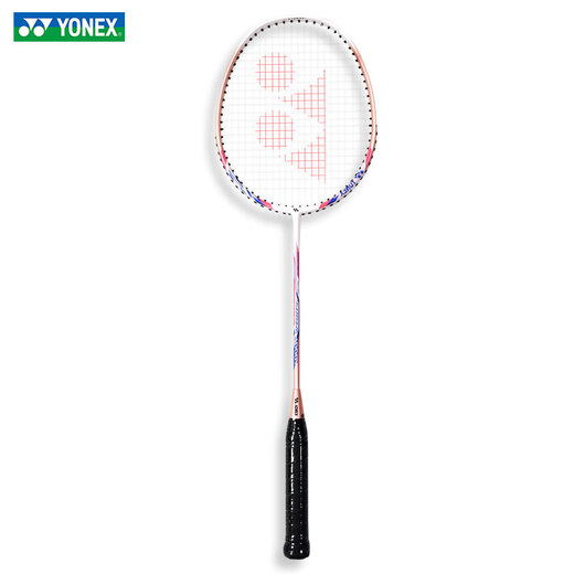 YONEX YONEX Badminton Racket yy ultra-light carbon fiber beat-resistant adult professional offensive carbon carbon fiber mid-rod NR7000I white navy + white pink carbon counterattack