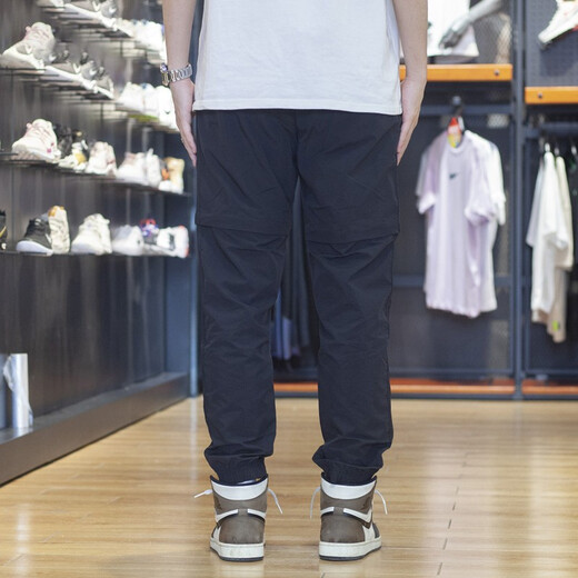阿迪达斯（adidas）裤子男裤2025春季新款健身训练运动裤休闲宽松透气跑步长裤 HC9734黑色  M