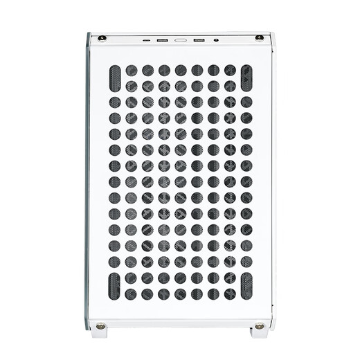 酷冷至尊(CoolerMaster)Qube酷方500 白 EATX中塔电脑台式机箱 自由拼装/280散热水冷/钢玻侧板/7硬盘位