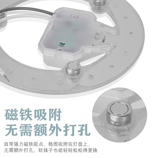 Foshan Lighting (FSL) LED lamp panel ceiling lamp wick round modified lamp panel modified light source ring replacement LED light bar module 24W/positive white light/high brightness model