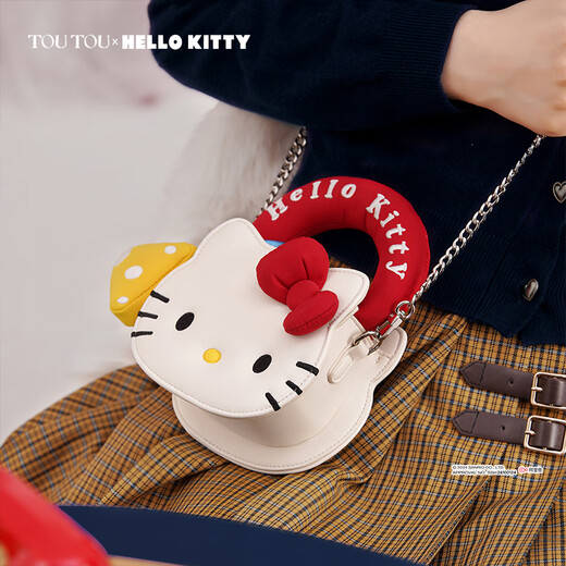 toutou李兰迪同款hellokitty三丽鸥凯蒂猫kt斜挎包生日礼物女孩送女友