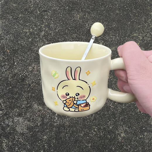 喆炜chiikawa乌萨奇闺蜜男女朋友姐妹高颜值生日礼物意义礼品SN4877 萌萌的濑帅 420ML杯+奶球勺+泡沫箱包装