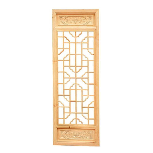 Jeshunxing En bois massif réseau chinois rétro rétro décoratif creux de fenêtre de fenêtre de fleur de plafond réseau bois art fond clartion en bois bbk12040 en bois bbk12040