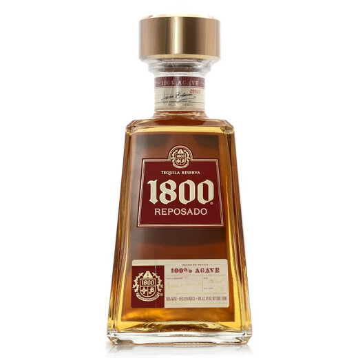 豪帅快活龙舌兰 1800典藏龙舌兰酒 墨西哥原瓶进口洋酒特基拉酒 调酒基酒 豪帅1800典藏金龙舌兰 750mL 1瓶