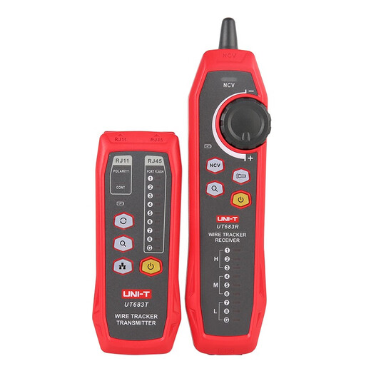 UNI-T-Netzwerkkabel-Hunter-Draht-Sucher Mehrfunktionsnetzwerk-Draht-Tester Telefon Wire Hunter Anti-Interferenz UT683Kit NCV/mit Port Flicker-Funktion