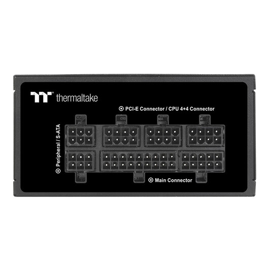 Thermaltake (Tt) bewertetes 550-W-Steel-Shadow-Toughpower-SFX-Computer-Netzteil (80PLUS-Goldmedaille/alle Module/alle japanischen Kondensatoren/mit ATX-Adapter-Rack)