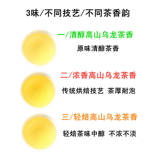 Pingming Oolong Tee Frozen Top Oolong Taiwan Gaoshan Tee ist in Ali -Geschenkkonserven neuem Tee mit starken Duftstyp gebraut werden. Zwei/2 Dosen starker Duft insgesamt 500 Gramm + Handtasche