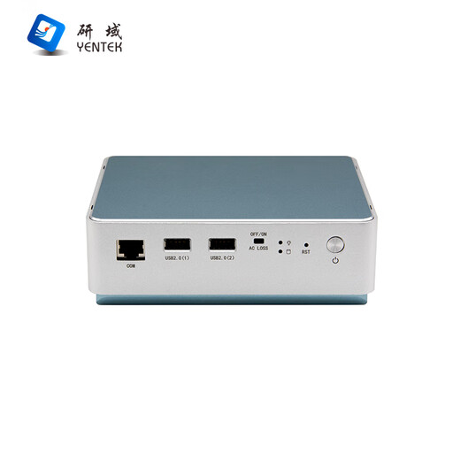 YENTEK双网口NUC迷你主机J6426小型工控机云桌面终端瘦客户机无风扇赛扬N6211工控电脑双HDMI小主机 N1250Z-H2 J6426/2.0GHz四核 8G/DDR4+128G/M.2+