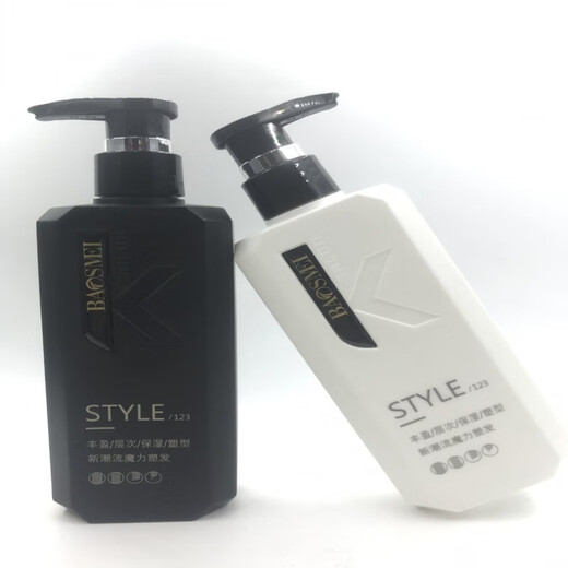 Bosmei Elastin Moisturizing and Styling Gel Cream Elastic Curl Fragrance Hairstylist Curly Hair Styling Cream Stylist 300ml Elastin