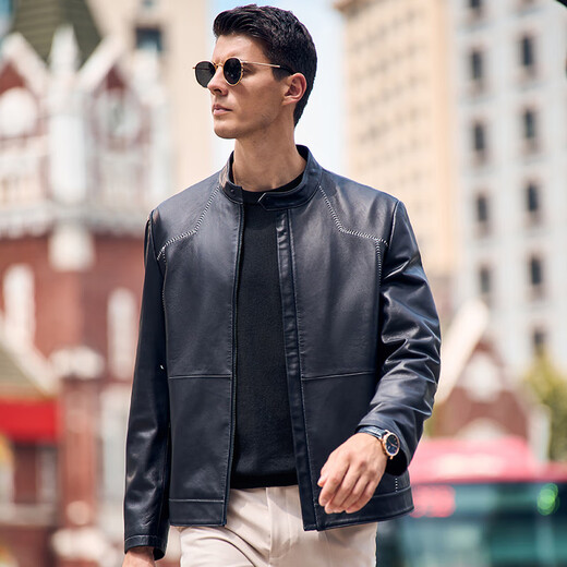 Mr. Cloth round neck long sleeve hair T solid color simple skin-friendly and comfortable cardigan men's 2025 spring and autumn new product BT11978 Piano Black 2XL (185)