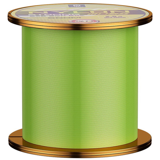 Japan imported high-end raw silk fishing line main line 500 meters soft sub-line Yahai pole special brand nylon line imported raw silk light blue soft spots 500 meters No. 3.5