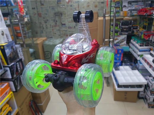 
Cool wireless remote control music dump truck children's large charging stunt car 360 degrees hovering boy playing cute campus bus remote control stunt car 6629 standard configuration