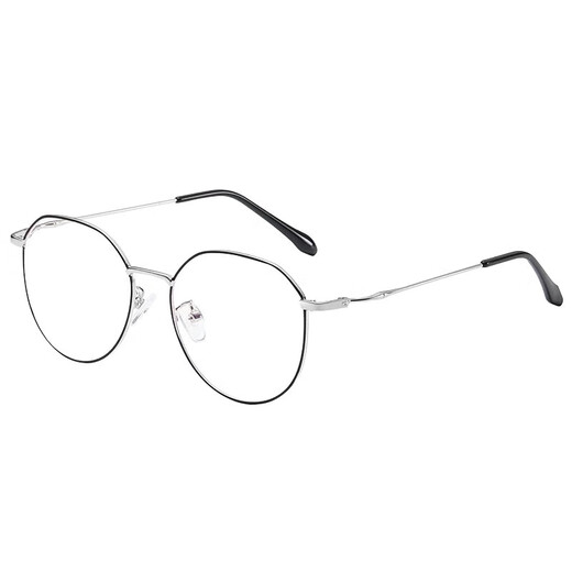 Boshide anti-blue glasses radiation-proof glasses myopia glasses goggles flat glasses black and silver frame