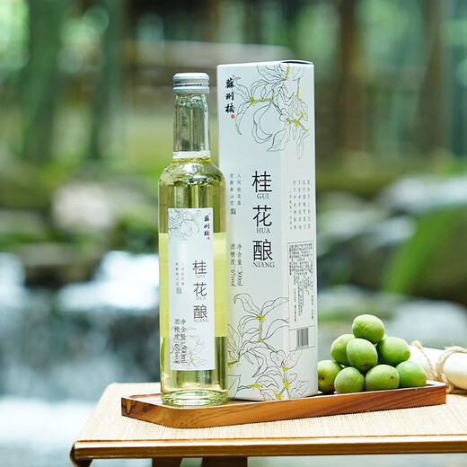苏州桥6度桂花米酒 桂花酿 微醺甜酒女士300ml 节日送礼 苏州特产