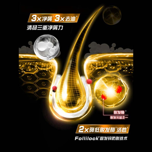 Qingyang (Clear) Männer Anti-DandRuff Recovery Wurzelernte fest zertifiziert Ölkontrolle Kaffee Festes Haar Zink Shampoo 500G [KPL E-Sports]