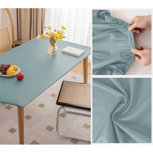 Rangqian customized all-inclusive tablecloth waterproof and oil-proof no-wash dining tablecloth coffee table fabric table cover table cover desk pad table cover-orange Customized contact customer service to confirm the price