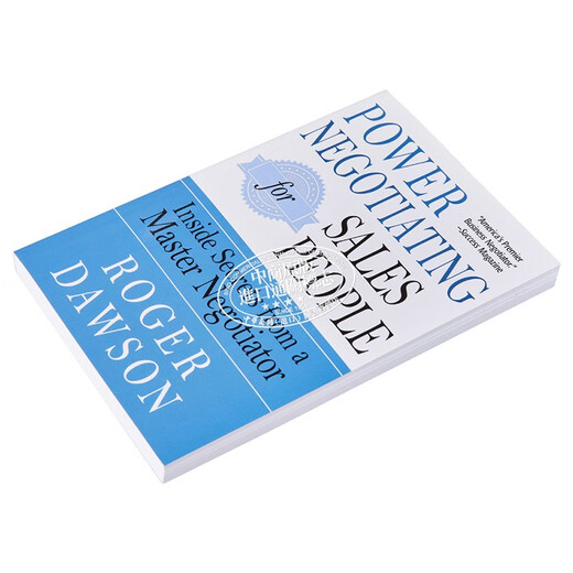 预售 绝对成交Power Negotiating for Salespeople Roger Dawson