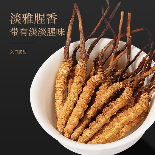 福东海 冬虫夏草礼盒4克  甄选高品质干虫草 送礼送长辈滋补品 冬虫夏草4克礼盒 (16小罐)