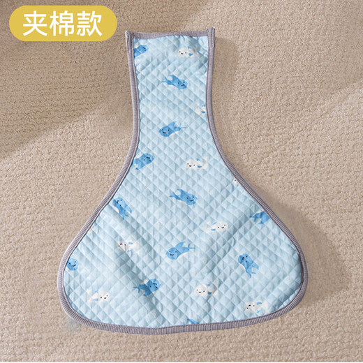 山头林村狗狗护肚衣服柯基肚兜防着凉小型幼犬中型犬比熊泰迪小狗防脏定制 蓝色满印母狗款 S建议体重815斤