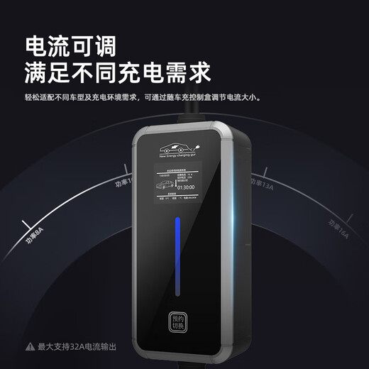 Tegusen Haval Raptor original charging gun car charging original dedicated portable AC fast charging home charging gun 7kw220v 7-hole car charging without grounding Haval Raptor cost-effective standard model plug and use + efficient and stable 3.5kw16A/5 meters